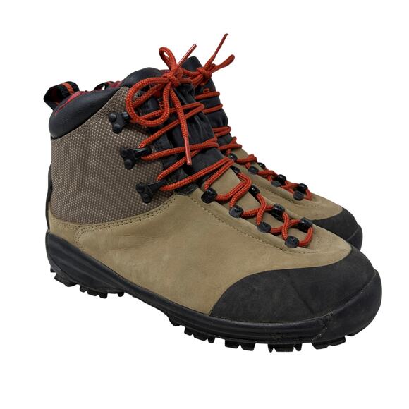 Vintage Nike ACG Air Ascent Ridge Boots Mens Sz 7 Tan Black Gray *FLAWS READ